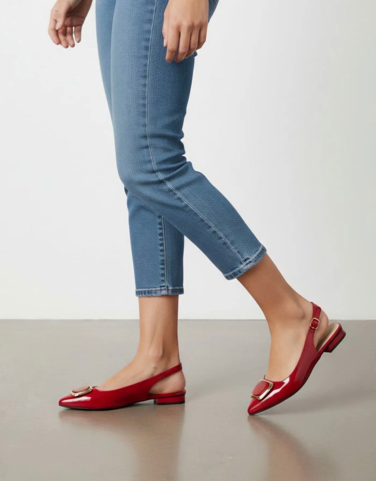 Ballerines Slingback vernies