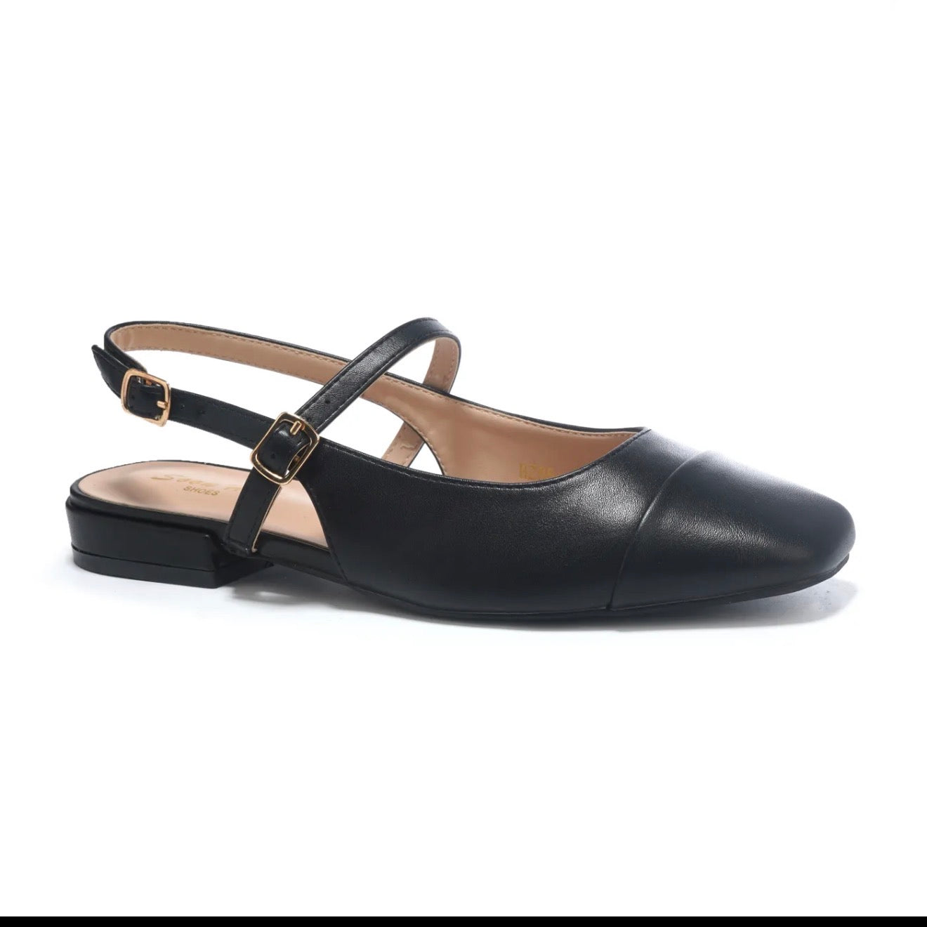 Slingback bicolore élégante et confortable