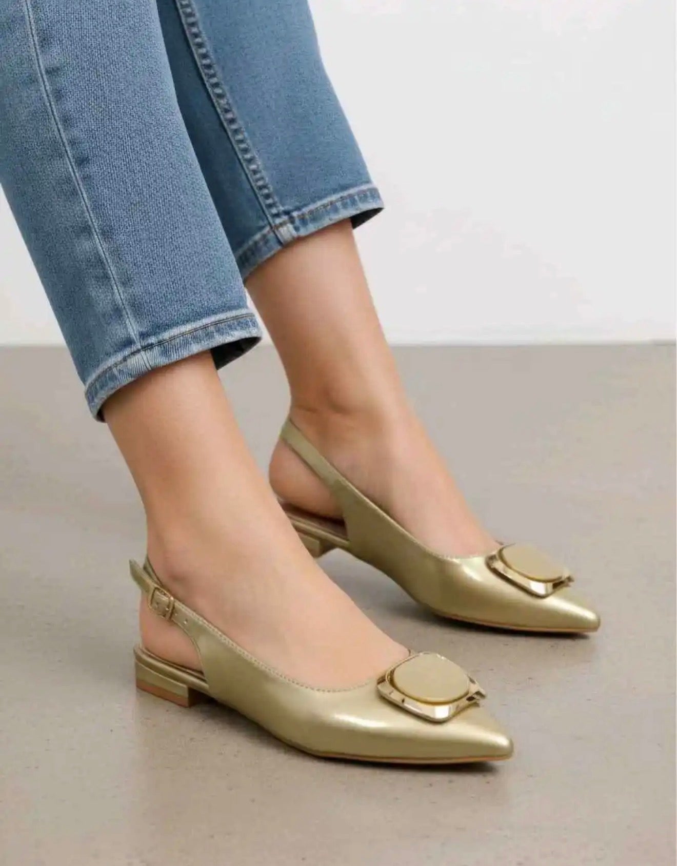 Ballerines Slingback vernies