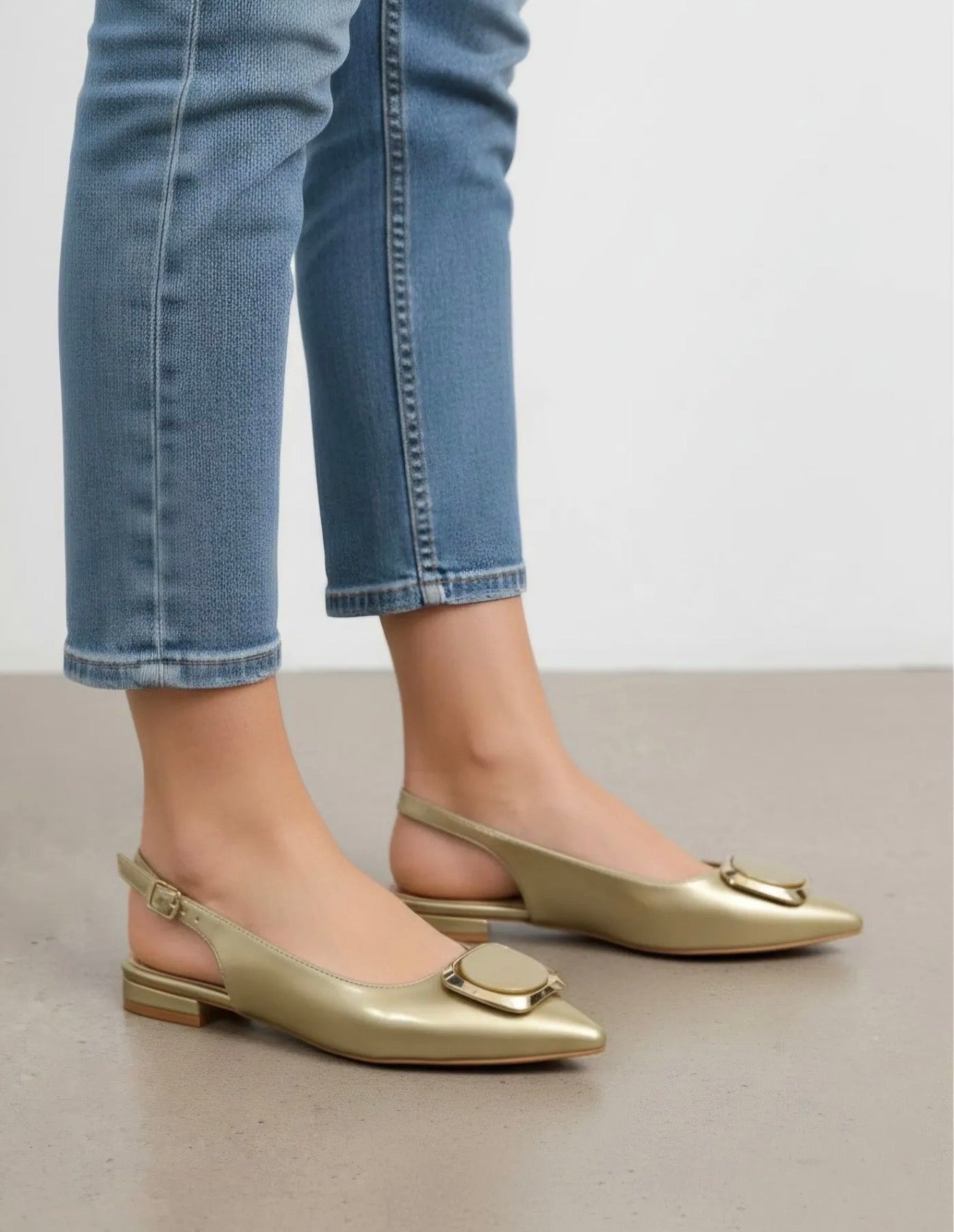 Ballerines Slingback vernies