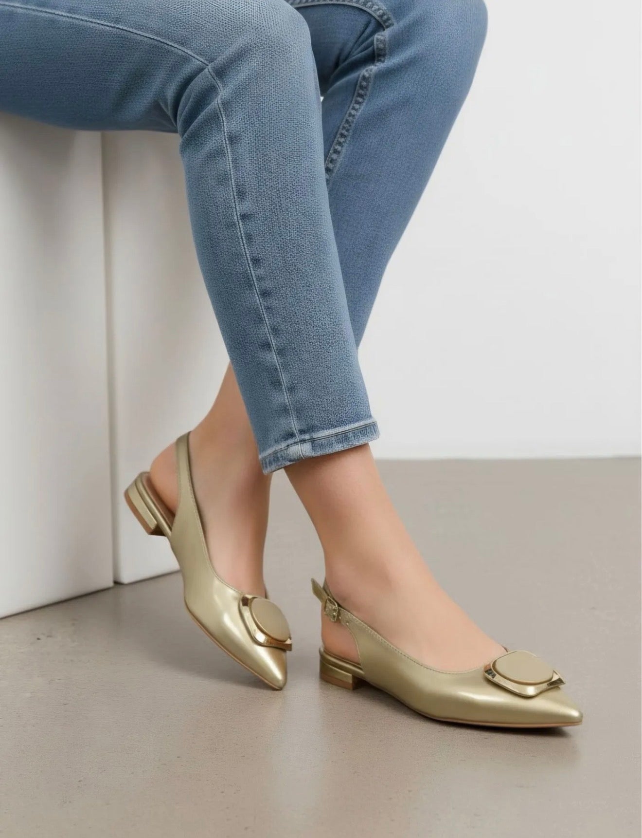 Ballerines Slingback vernies