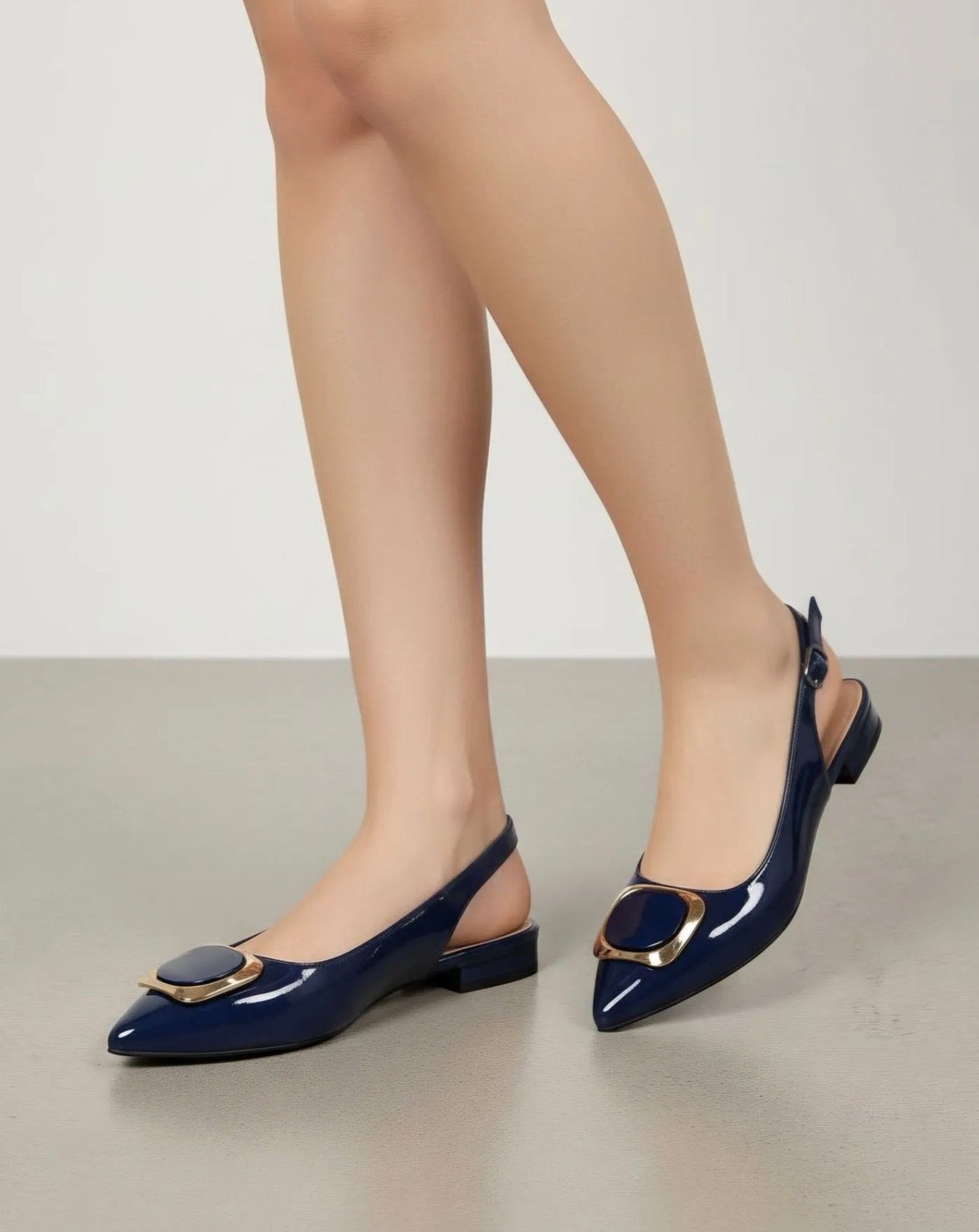 Ballerines Slingback vernies