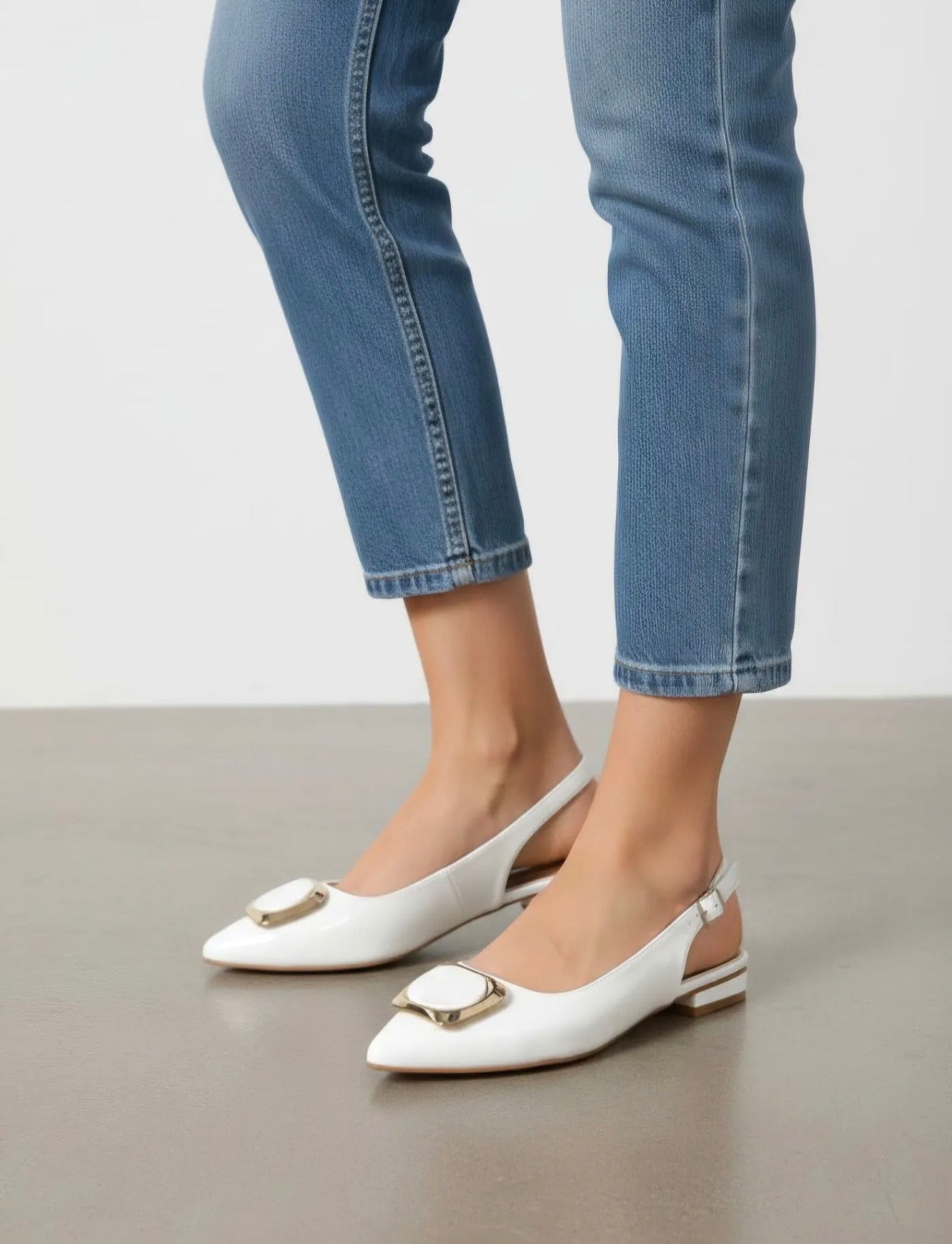 Ballerines Slingback vernies