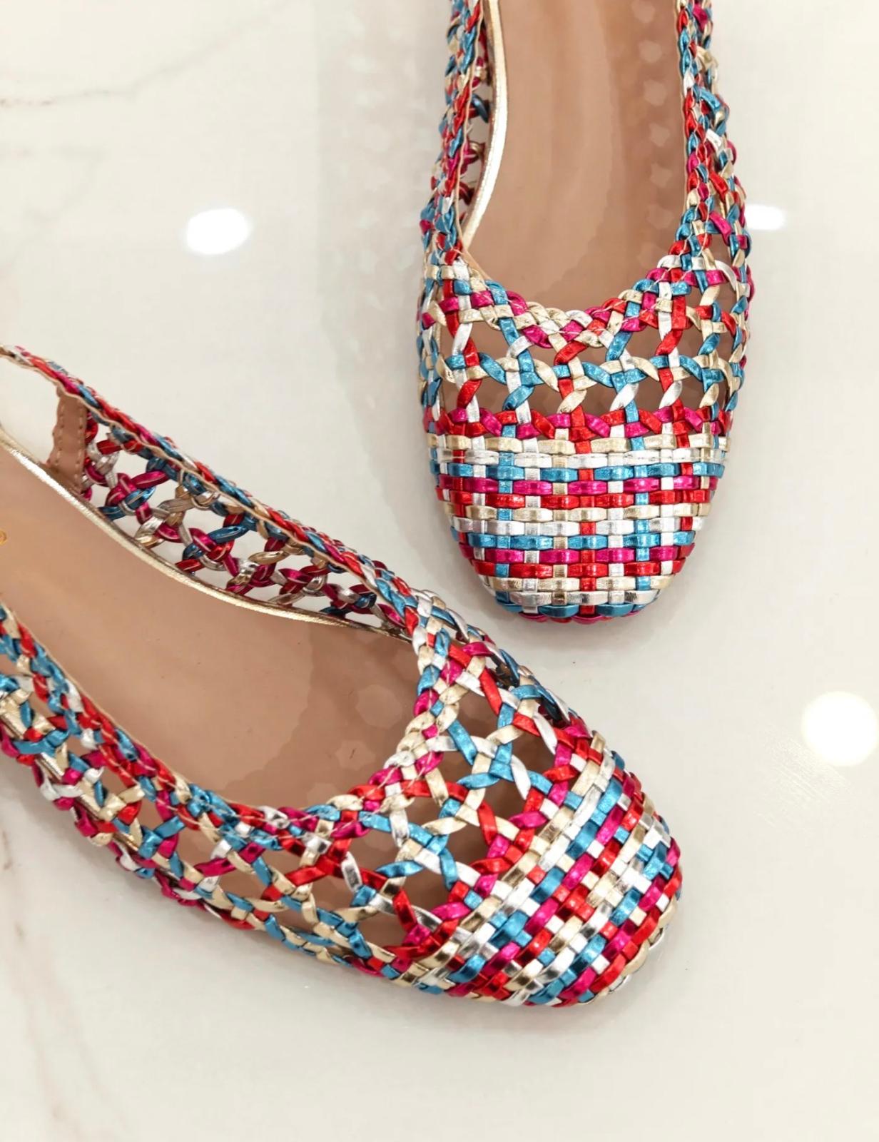 Ballerines Slingback multicolore