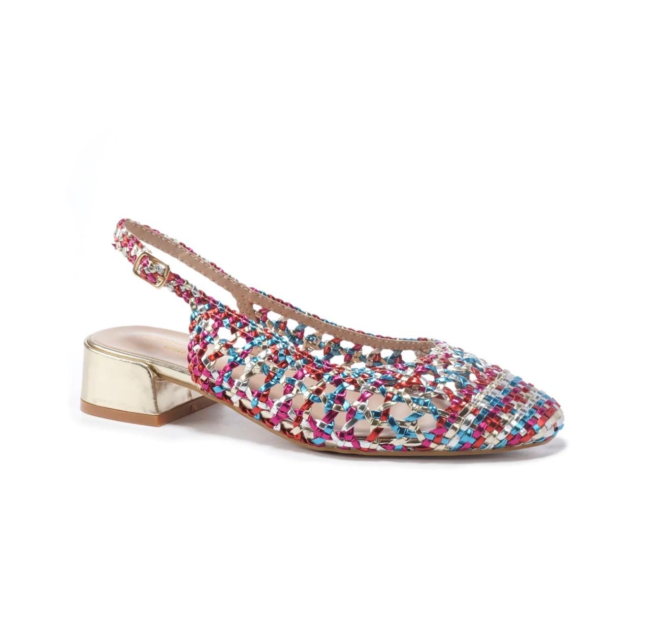 Ballerines Slingback multicolore