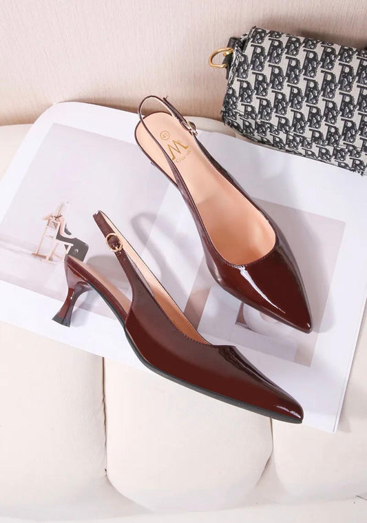 Escarpins Slingback vernis